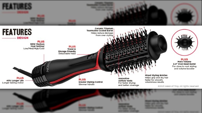 Revlon hair dryer and brush