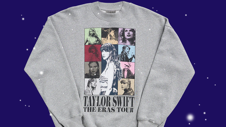 Gray Taylor Swift sweatshirt