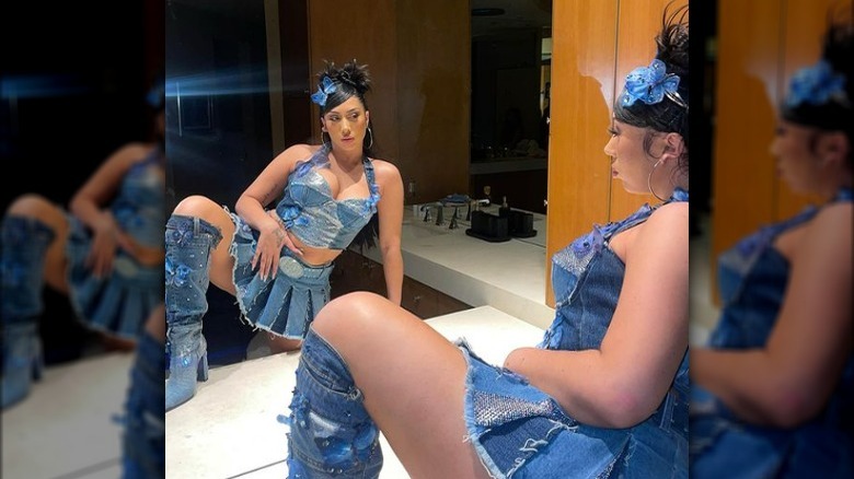 Kali Uchis in denim