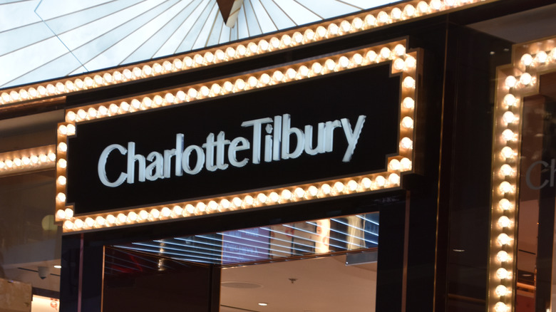 Charlotte Tilbury sign and logo