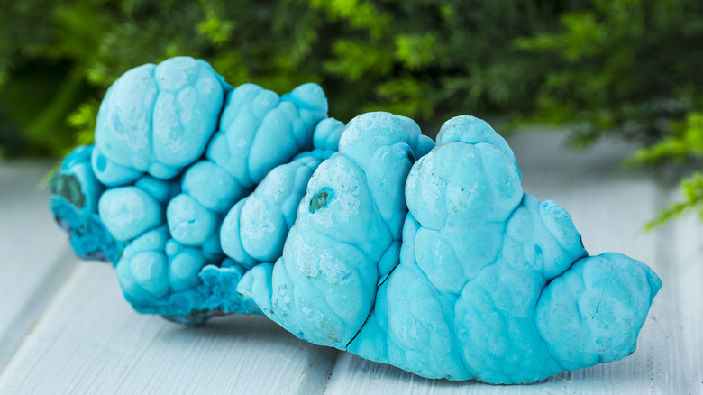 Raw chrysocolla