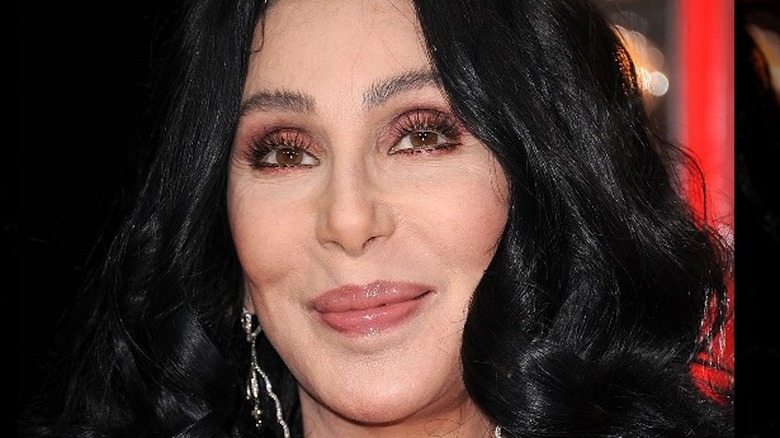 Cher has deep-set eyes