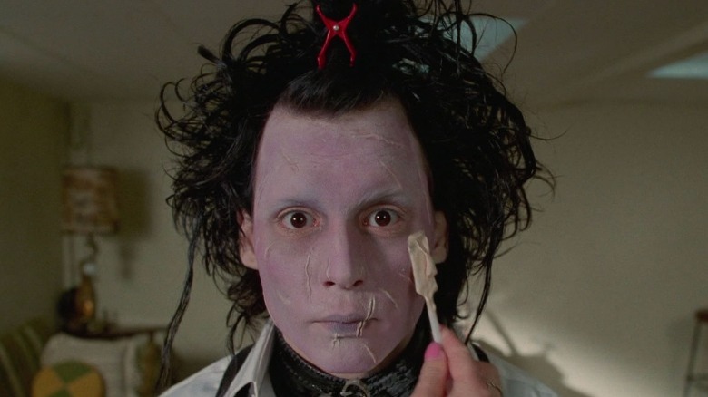 Scene from Edward Scissorhands