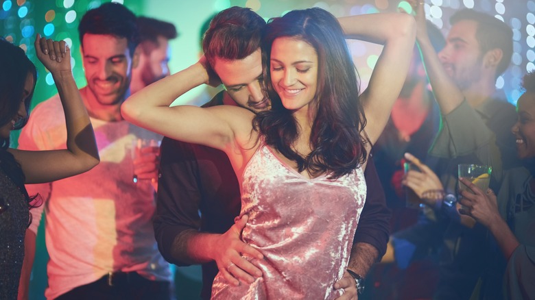 couple dancing at club