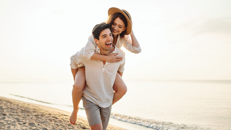 couple on the beach