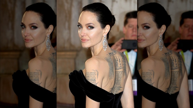 Angelina Jolie during the BAFTA awards