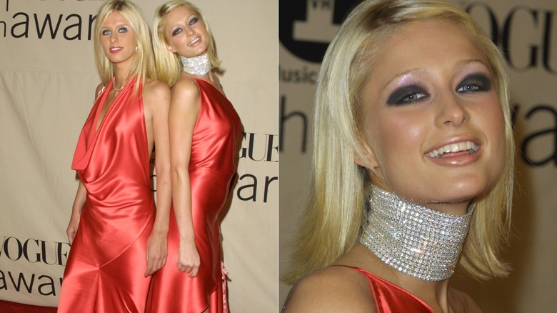 Paris Hilton 2000s red dress