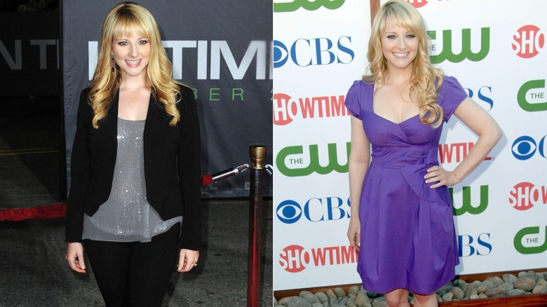 Melissa Rauch in purple