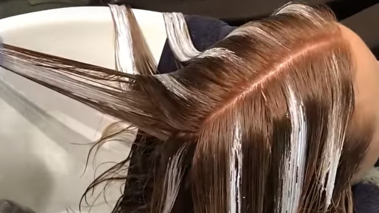 the wet balayage technique
