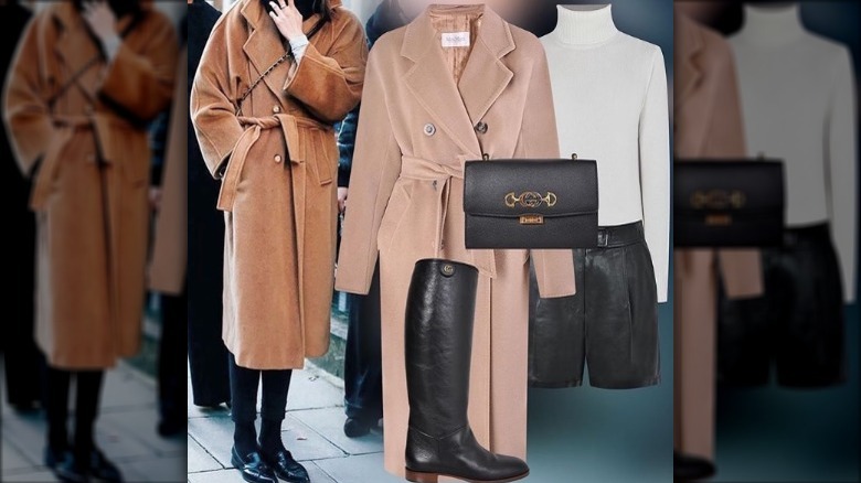 MaxMara camel coats and leather pieces