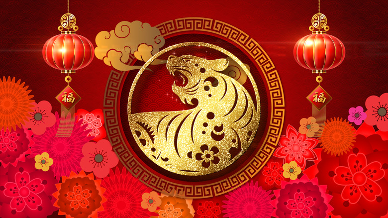 Chinese tiger symbol