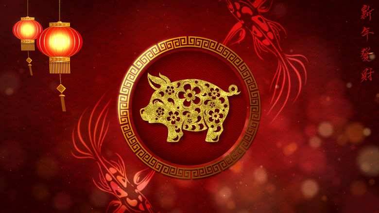 pig chinese zodiac symbol