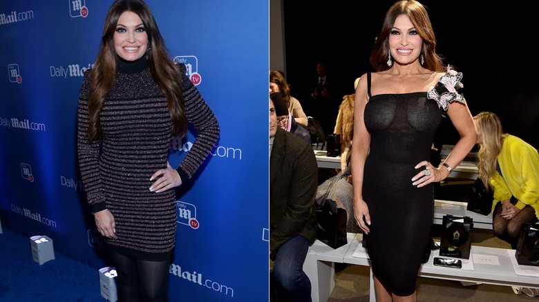 Kimberly Guilfoyle posing at events in 2019.