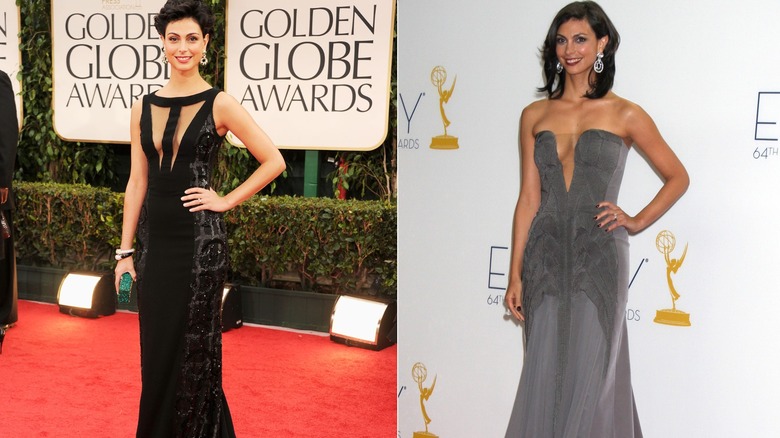 Morena Baccarin in a gown