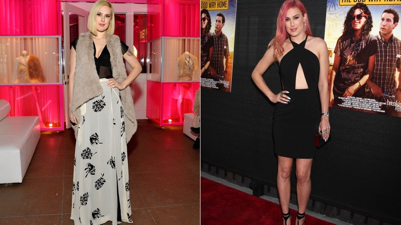 Rumer Willis showing hair changes