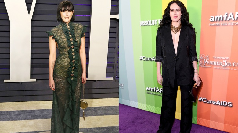 Rumer Willis in red carpet fashion