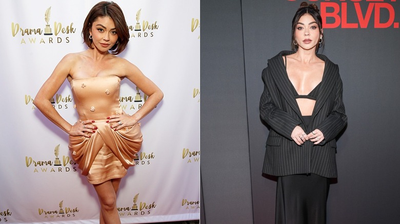 Sarah Hyland's fashion choices in 2024.