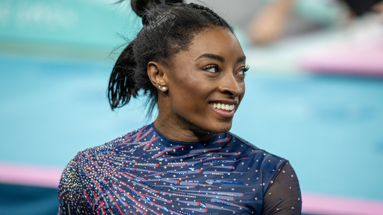 Simone Biles smiling