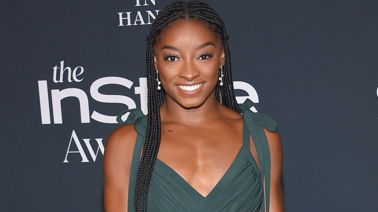 Simone Biles smiling