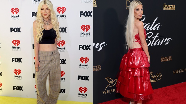 Tori Spelling's style in 2024