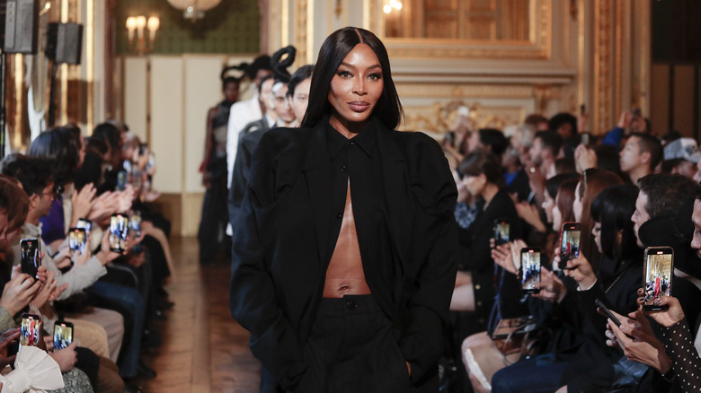 Naomi Campbell on runway