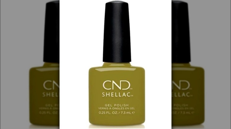 CND Shellac Olive Grove polish