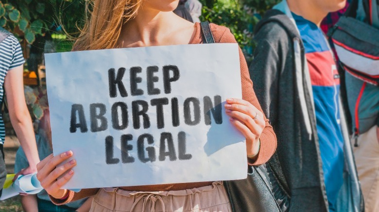 Keep Abortion Legal protest sign