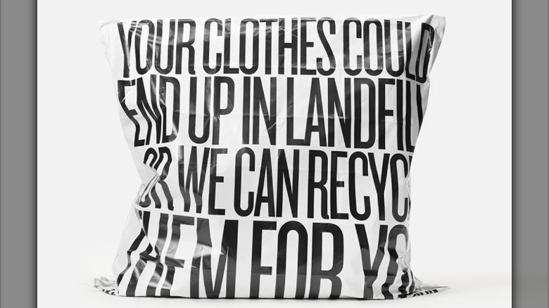 It's time for a closet clean out! Order a Take Back Bag and send us your  filled bag with unwanted garments. You'll earn $20 in Closet Cash…
