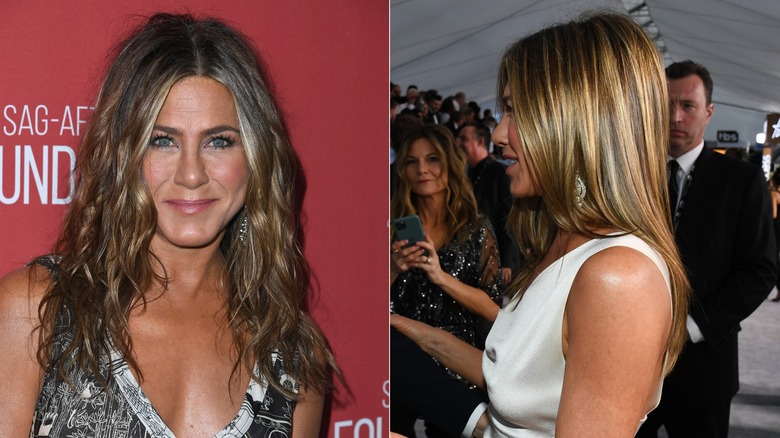 Jennifer Aniston dark roots