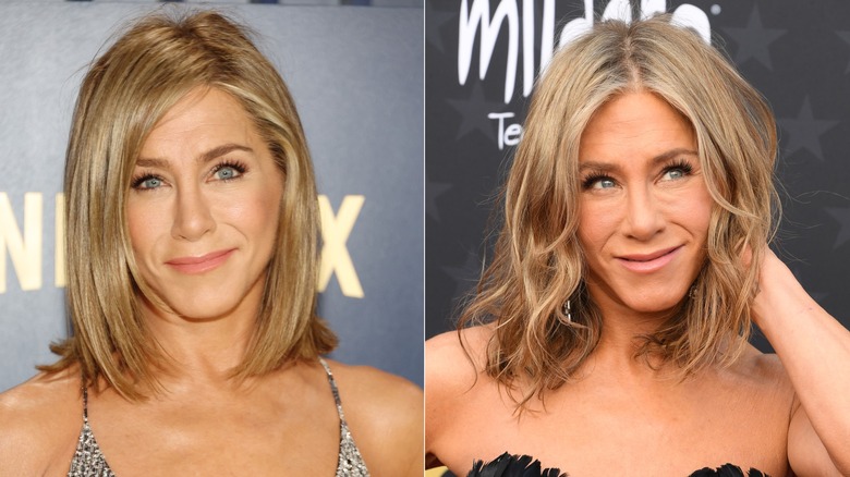 Jennifer Aniston 2024 lob haircut