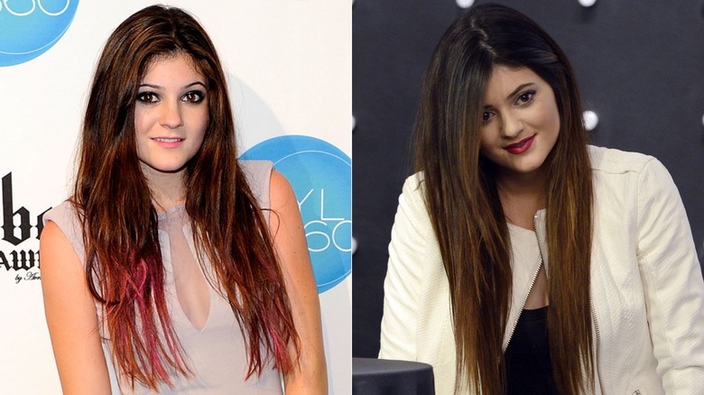 Kylie Jenner with ombré hair