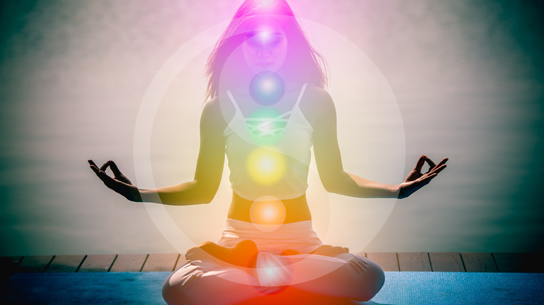 Chakra system illuminated