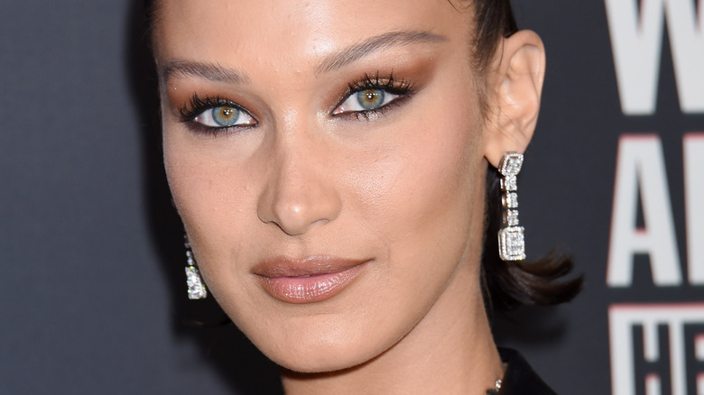 Close-up of Bella Hadid