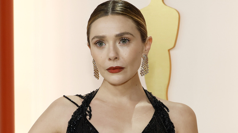 Elizabeth Olsen at the 2023 Oscars