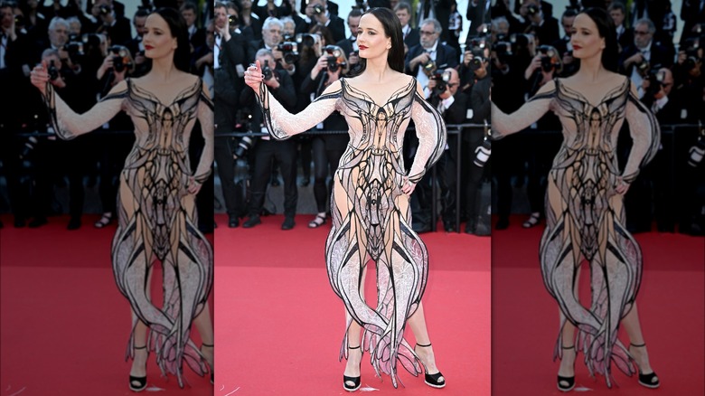 Eva Green on the red carpet at Cannes Film Festival.