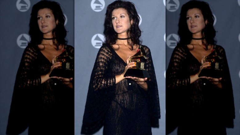 Céline Dion at the 1993 Grammy Awards.