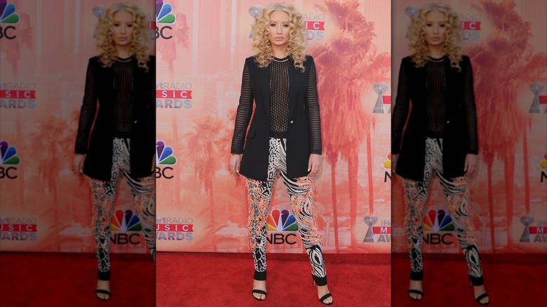 Iggy Azalea on the 2015 iHeartRadio Music Awards red carpet.