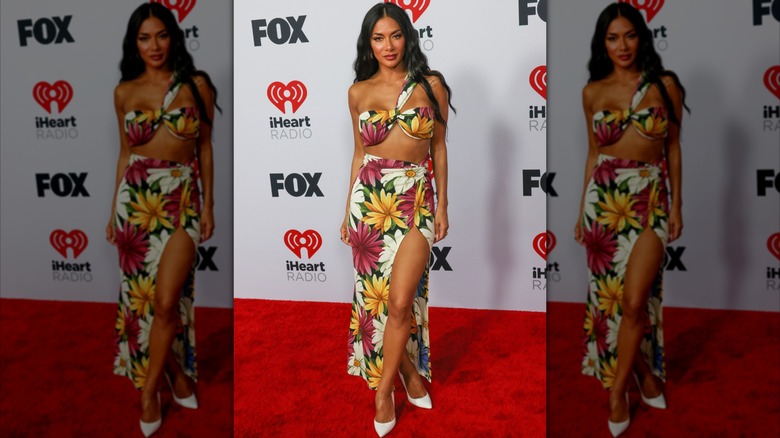 Nicole Scherzinger on the 2022 iHeartRadio Music Awards red carpet.