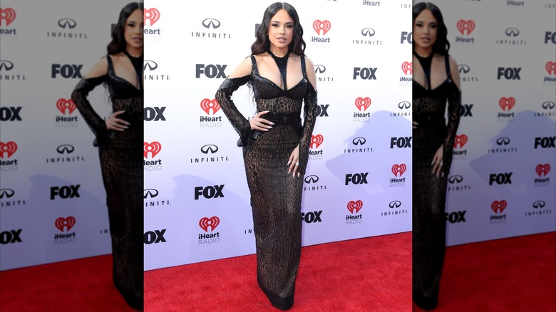 Becky G on the 2023 iHeartRadio Music Awards red carpet.