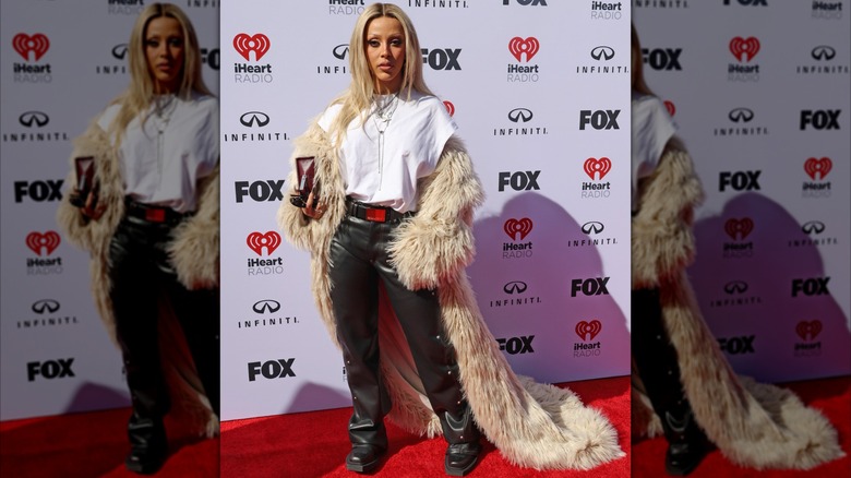 Doja Cat on the 2023 iHeartRadio Music Awards red carpet.