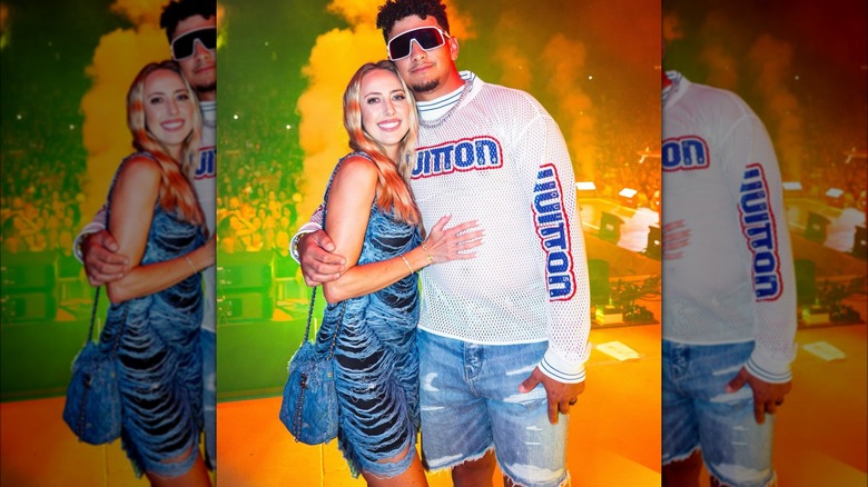 Brittany and Patrick Mahomes at a concert