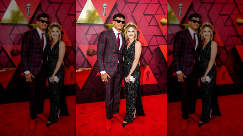 Patrick and Brittany Mahomes red carpet