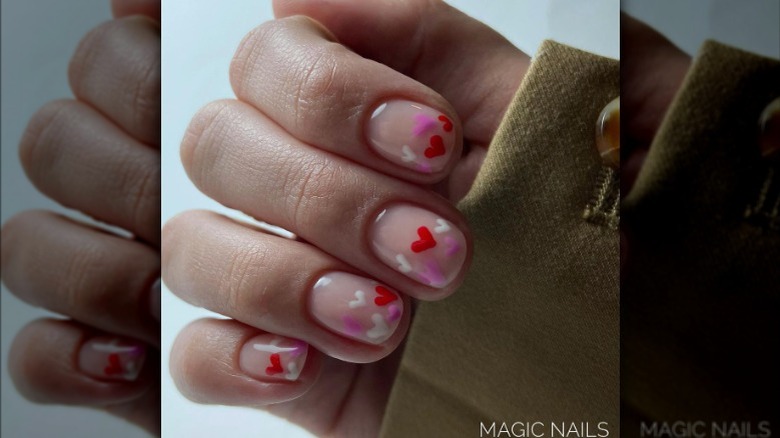 valentine's day manicure