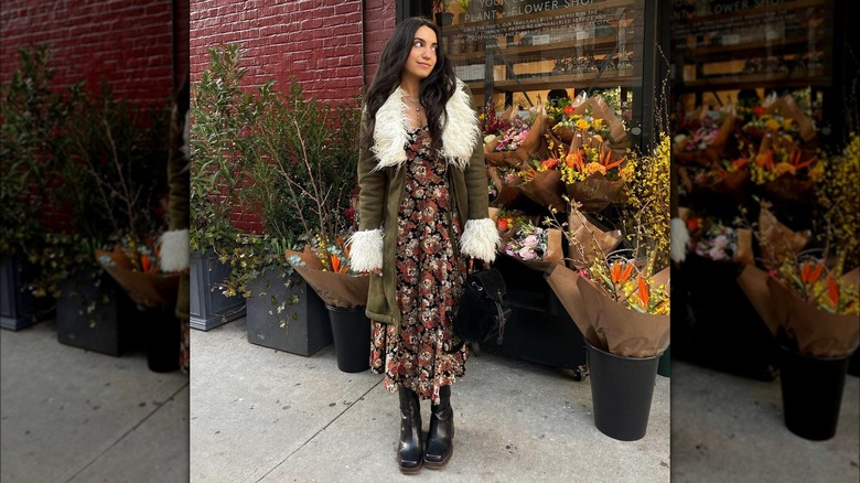 brown penny lane coat dress