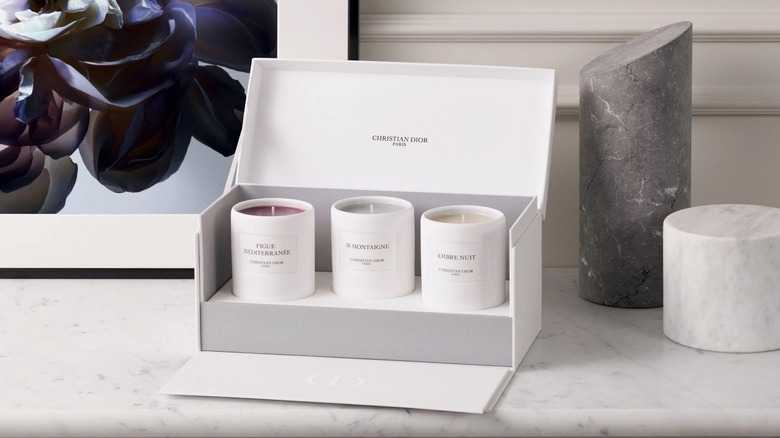 Dior candle set