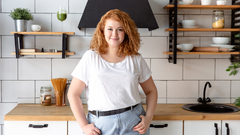 woman in kitchen