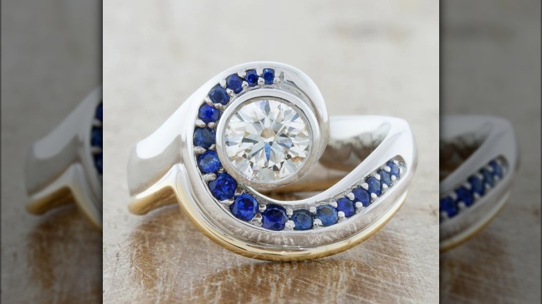 Pisces engagement ring