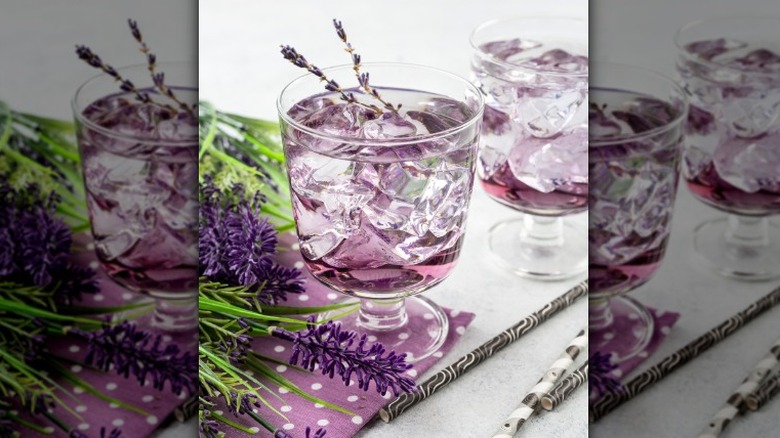 Lavender Collins Cocktail