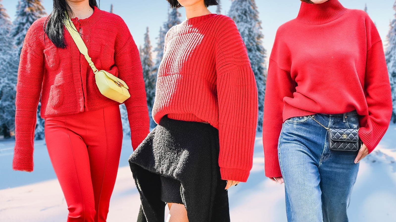 How to Wear a Red Sweater The Right Way