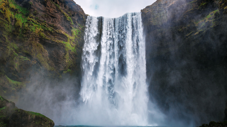 image of waterfall in Iceland